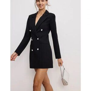 Good American 2XL Ponte Embellished Exec Blazer Dress NWT
